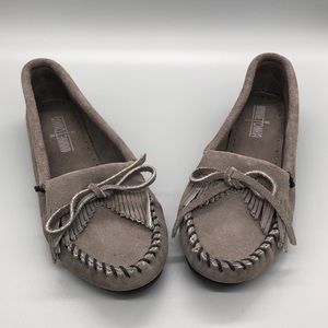 Moccasin Minnetonka Grey